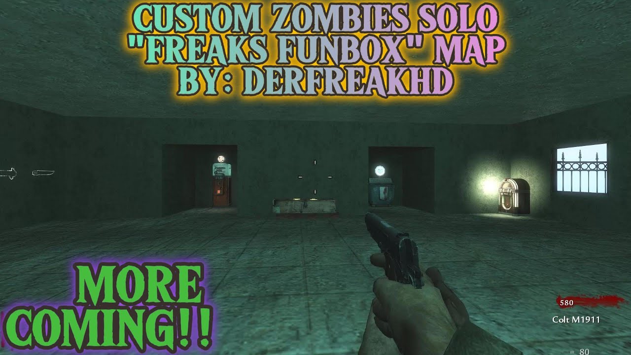 Custom Zombies Solo▐ "Freaks Funbox" map Completed