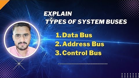 Explain System Buses| Type of system buses| ICS ch5 #mr_atif62