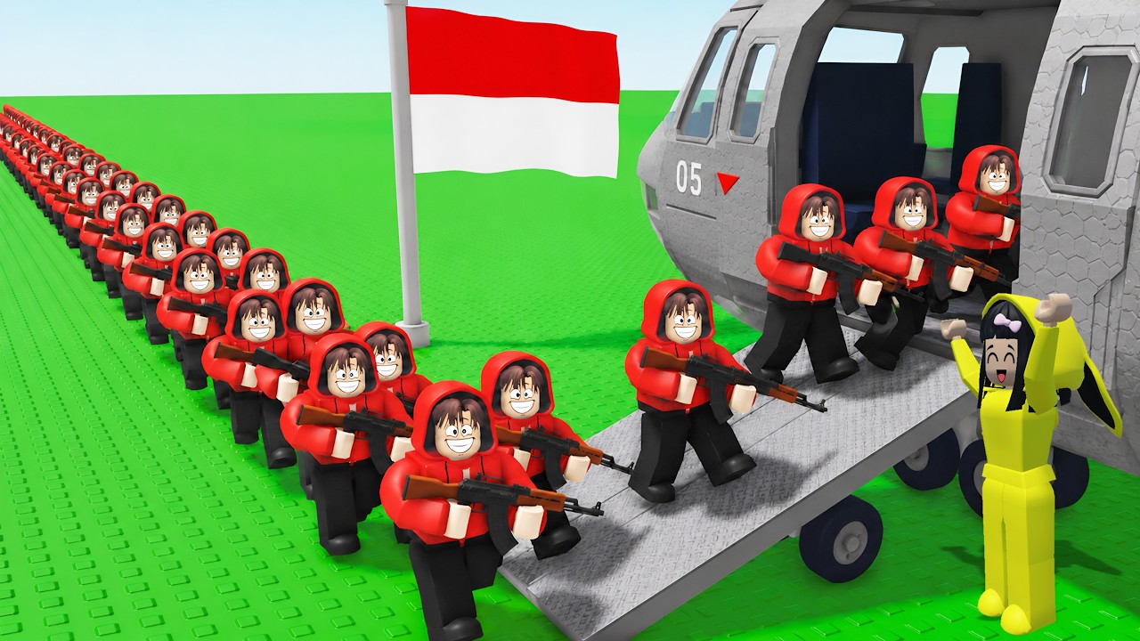 Yuta, Mio Dan Baby Celine Membuat Negara Paling Hebat Di ROBLOX || ROBLOX