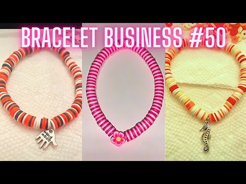 CLAY BEAD BRACELETS 🍀 SMALL BUSINESS 🍀 TIKTOK BUSINESS COMPILATION WITH  LINKS #106 