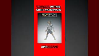 How to Make a Viral Shorts Watermark in CapCut 💧🔥 | Easy Tutorial #shorts