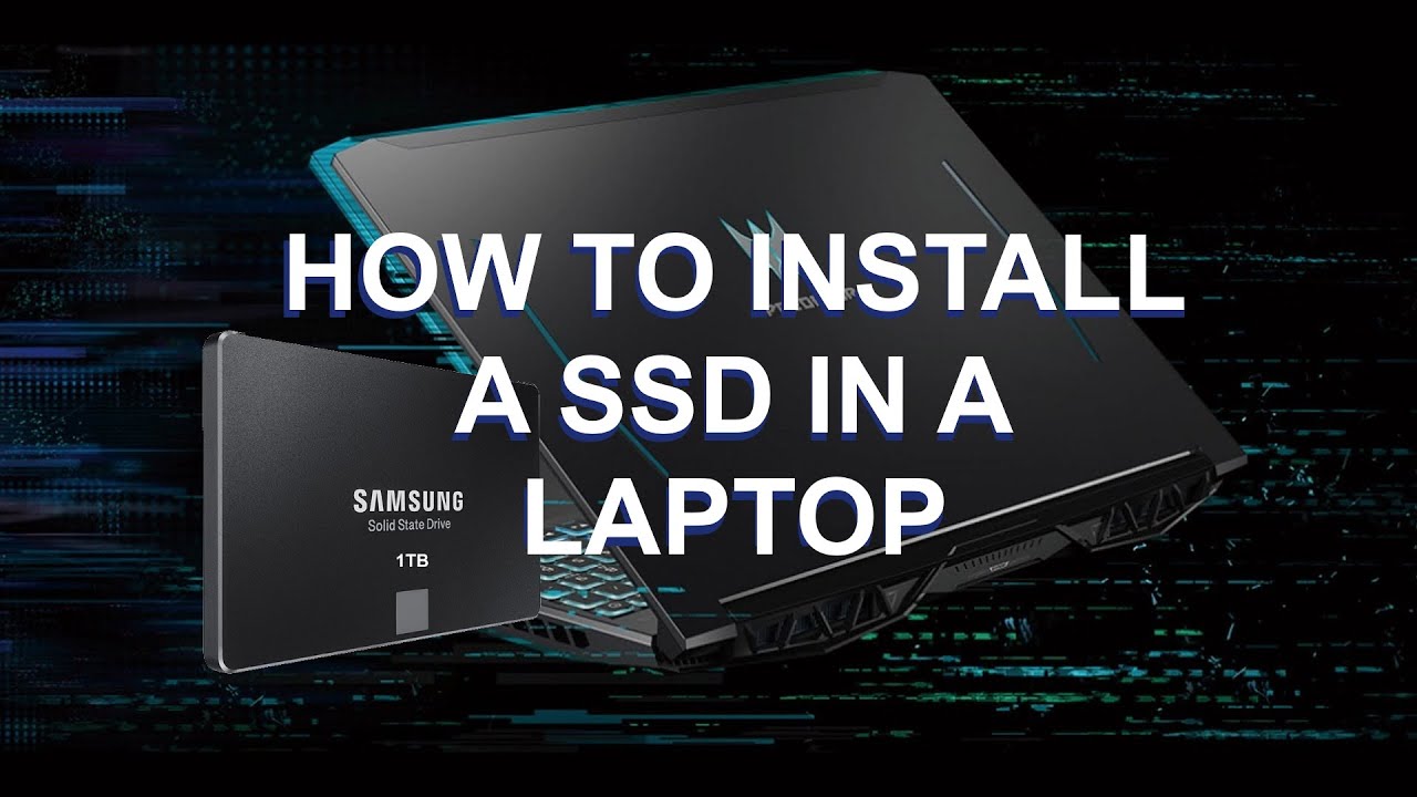 waterproof pneumonia Ripen How To Install A SSD In A Laptop Full Tutorial | Samsung 1TB SSD In A Predator  Helios 300 - YouTube