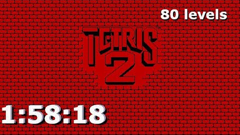 Tetris 2 (NES) 80 levels in 1:58:18