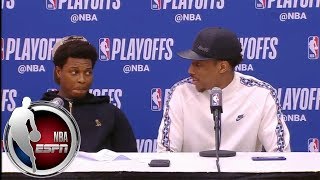 [FULL] Kyle Lowry and DeMar DeRozan have another vintage news conference after Game 6 | NBA on ESPN