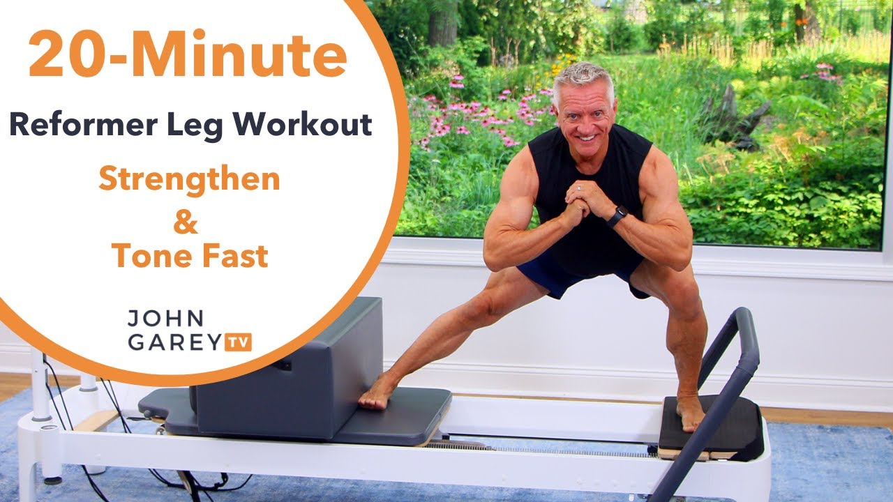 20-Minute Intermediate Pilates Reformer Leg Workout | Strengthen & Tone Fast
