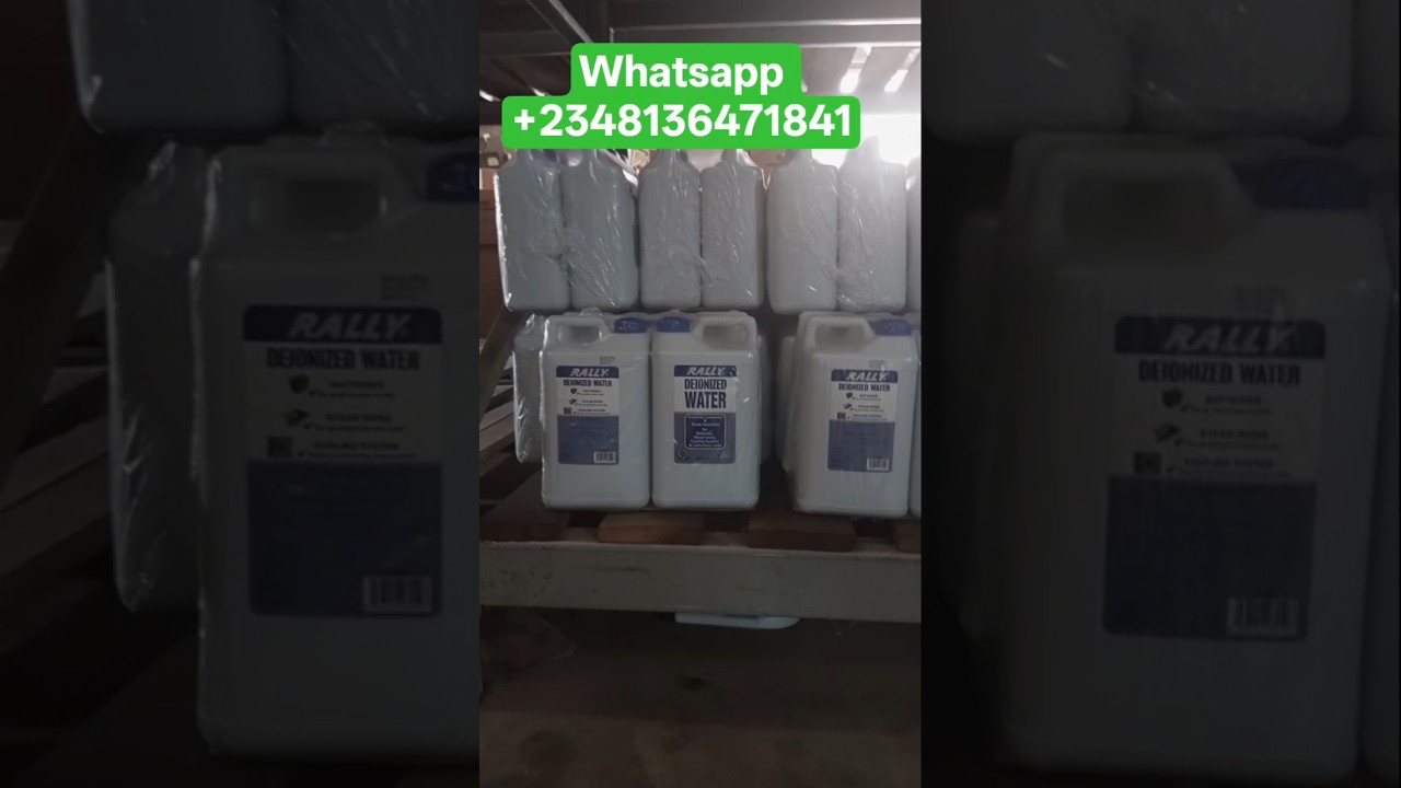 Rally Deionized Water 4ltrsX4