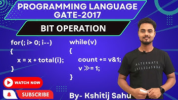 Right Shift Operator with Example in Hindi | Bit Operators in C | GATE | Programming