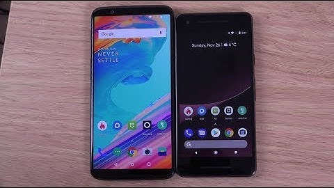OnePlus 5T vs Google Pixel 2 - Speed Test!