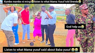 God help us😭Brenda almost fainted after listening to this😭 This is what Mama Yusuf said openly😭