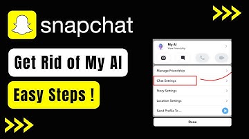 How to Get Rid of My AI on Snapchat !