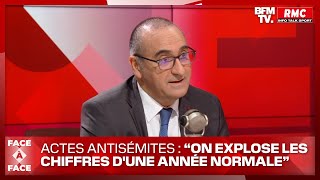 Laurent Nuñez, préfet de police de Paris, revient sur l'explosion des actes antisémites