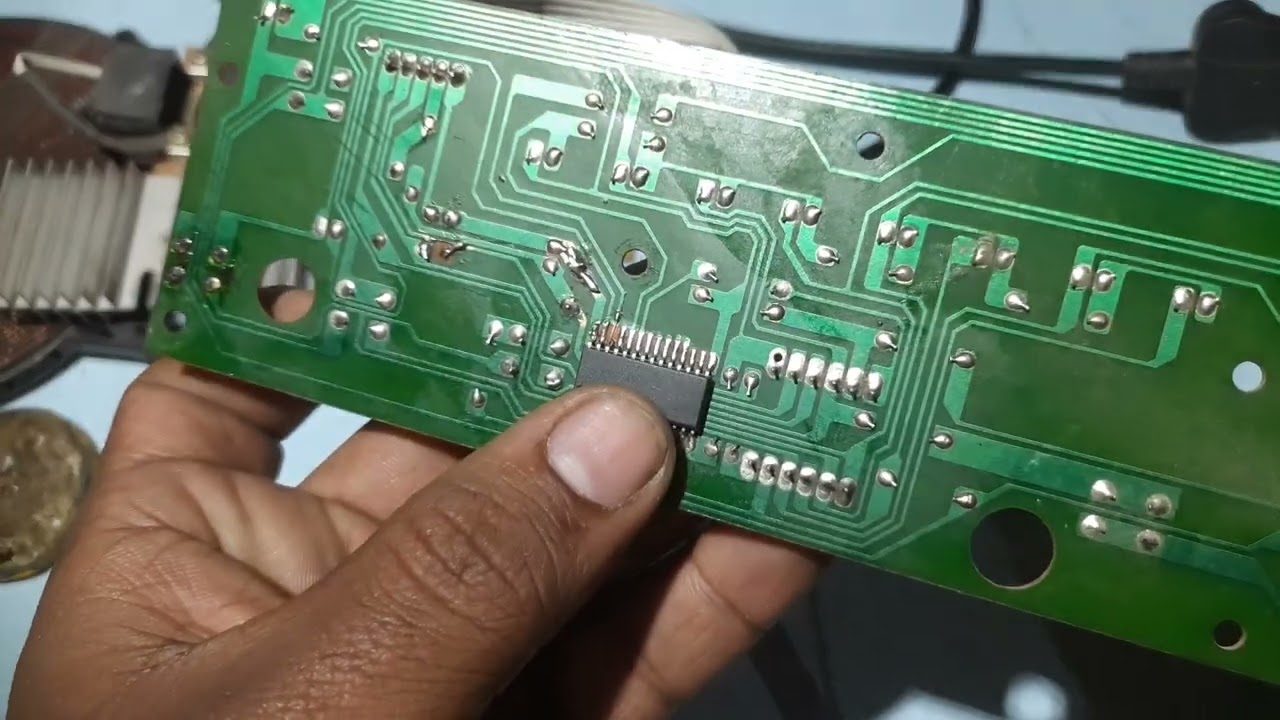 Induction display control panel repairing || 1628 ic || Dushyant electronics