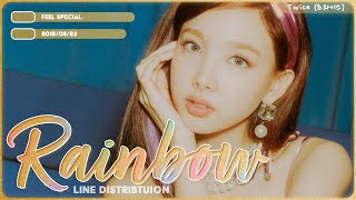 Twice (트와이스) - 'Rainbow' - Line Distribution Resimi