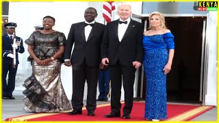 White House State Dinner - Ruto & Rachel arrive in Style to meet Biden & Jill