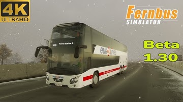 4K UltraHd | Brussels to Paris | VDL Futura FDD2 | Fernbus Simulator [1.30 beta] #fernbussimulator