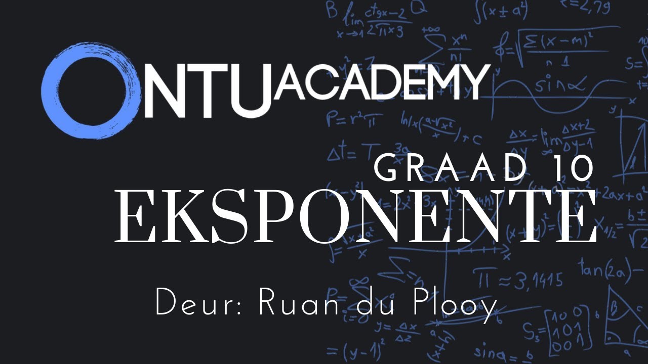 Graad 10 - Eksponente