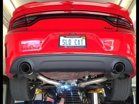 Hellcat Charger Exhaust! Stock Vs Mid Muffler Delete!