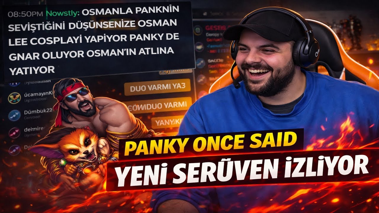 Panky, once said yeni serüven videomu izliyor