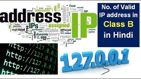 IP Addressing part 5 in hindi | No. of Valid IP address in Class B | by rohit shanu
