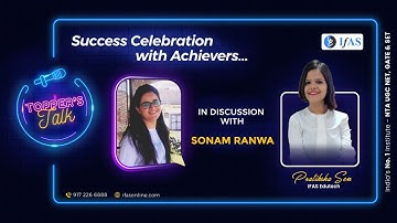 CSIR NET JRF 2021 Topper Sonam Ranwa 173 Interview By IFAS | Toppers Talk