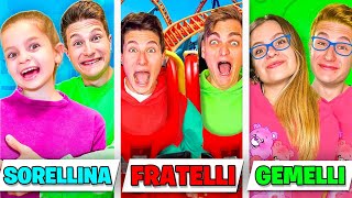 NINNA E MATTI FRATELLI vs SORELLE! *CATTIVI vs BUONI vs GEMELLI* 👦🏻👩🏼