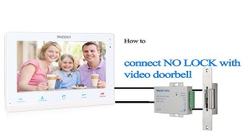 How to connect NO LOCK with video doorbell  Model: MZ-IP-V103W & MZ-IP-V739B