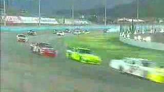 2008 Subway Fresh Fit 500 - Newman Blows Up Causing Pileup