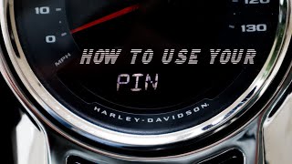 How to use the PIN on your Harley-Davidson