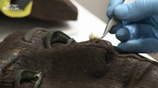 Book of the Dead: Ancient Egyptian coffin mask conserved for the exhibition at the British Museum