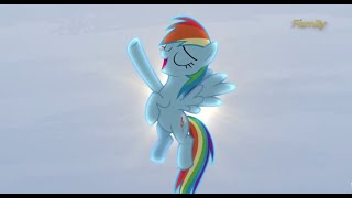 Video thumbnail of "My Little Pony I'll Fly Lyrics From Season 5 Episode 5 Tanks For The Memories"