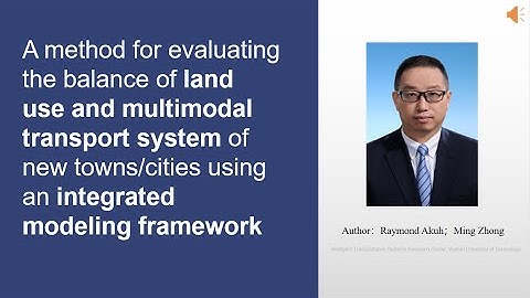 A method for evaluating the balance of land use and multimodal transport system of new towns/cities