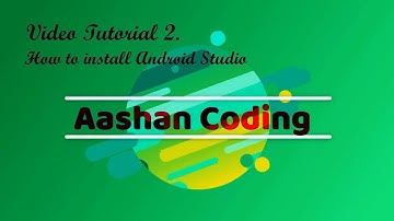 Install android studio and run hello world program