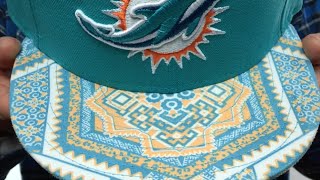 Dolphins 'KALEIDOVIZE SNAPBACK' Aqua Hat by New Era