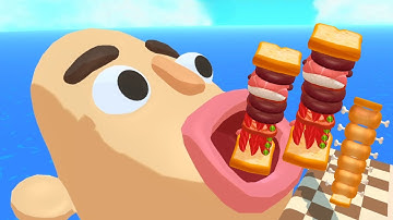 Sandwich Runner 🍔 Speedrun All Levels | Gameplay Walkthrough (Android & iOS) | New Update Ep101