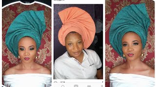 BEGINNERS/(2019)SIMPLE TRENDING GELE TUTORIAL