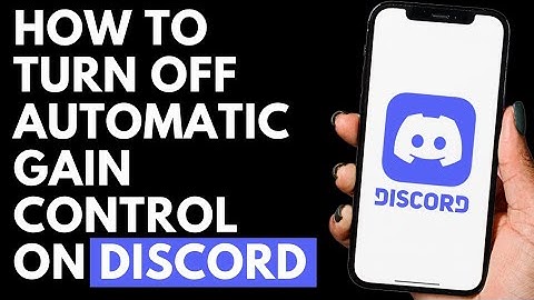 How To Turn Off Automatic Gain Control on Discord | Discord Tutorial
