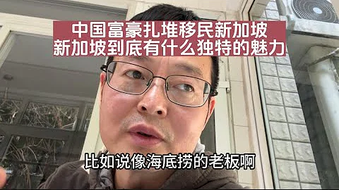 中國富豪扎堆移民新加坡 新加坡到底有什麼獨特的魅力？ - 天天要聞