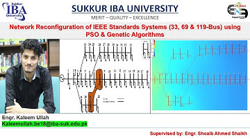 Network Reconfiguration of IEEE Standards Systems (33, 69 & 119-Bus) using PSO & Genetic Algorithms