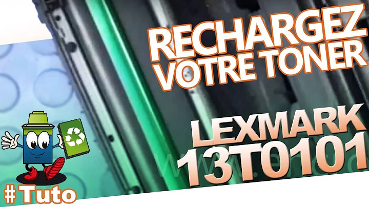 13T0101 Lexmark Toner Type E310 : Bien Recharger Le Toner
