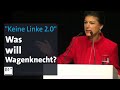 "Keine Linke 2.0": Was will Sahra Wagenknecht mit ihrer neuen Partei? | Kontrovers | BR24