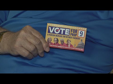 'We need the general public to support' | Retired Southeast Texas teachers rally for Proposition 9