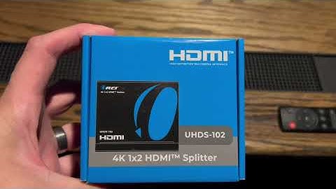How to display the same TV broadcast/signal on two TVs using an HDMI Splitter!