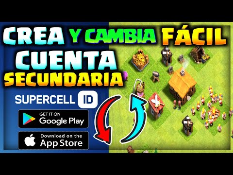 COMO CREAR una CUENTA SECUNDARIA en Clash Of Clans | Tener 2 Aldeas Segunda o VARIAS y CAMBIAR FÁCIL