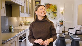 Luxury Chelsea London Home Tour | Mimi Bouchard’s Living Room + Kitchen Refurb