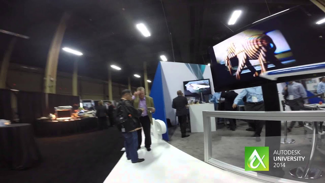 Autodesk University 2014 Exhibit Hall GoPro Video