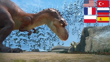 Ice Age 3 "This Are My Kids" in 6 Different Languages
