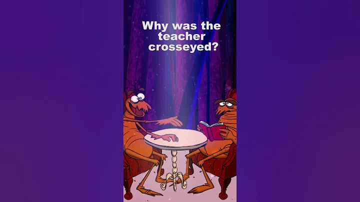 Why was the teacher crosseyed?