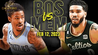 Boston Celtics vs Memphis Grizzlies Full Game Highlights | Feb 12, 2023 | FreeDawkins