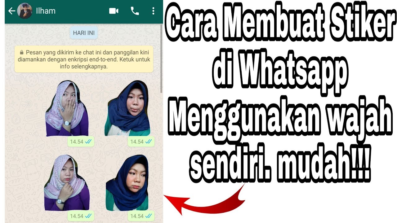 Cara Membuat Stiker Di Whatsapp Menggunakan Wajah Sendiri Mudah