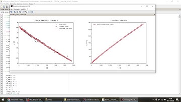 Automatic treatment of raw data from automatized infiltrometer